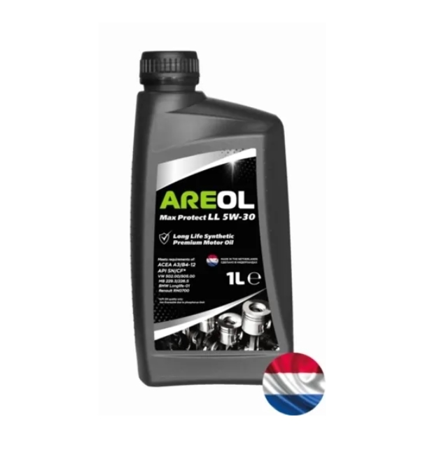 Моторное масло Areol Max Protect Ll синтетическое 5W30 1л