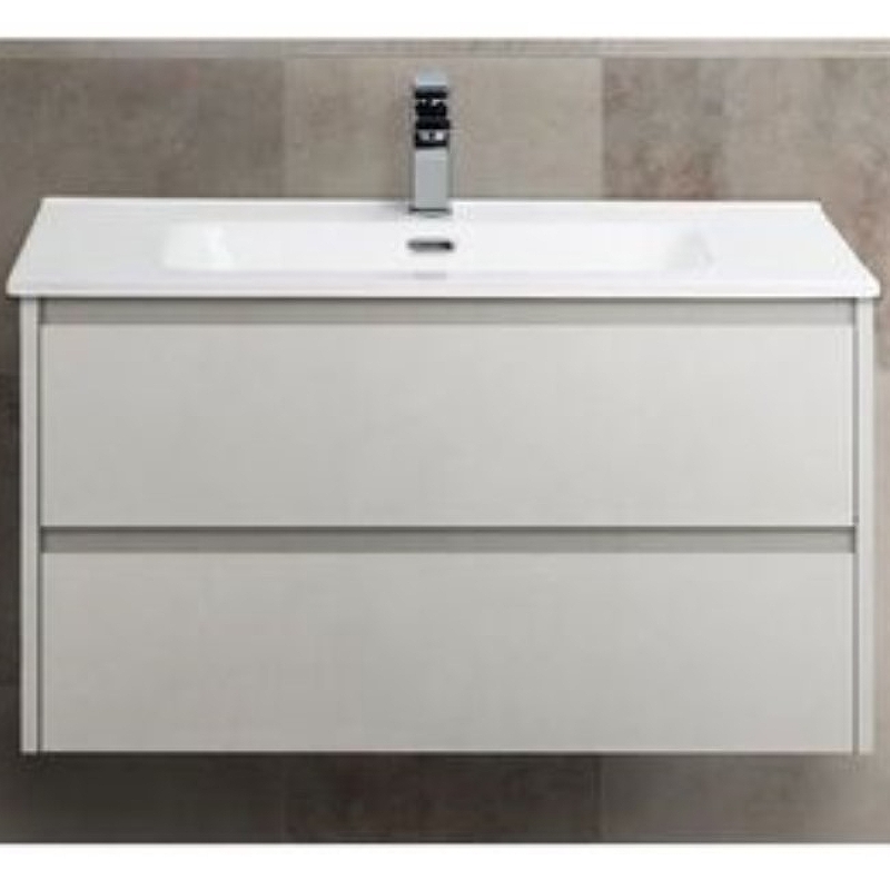 

Тумба с раковиной BelBagno Kraft 900-2C-SO-BO Bianco Opaco, Белый