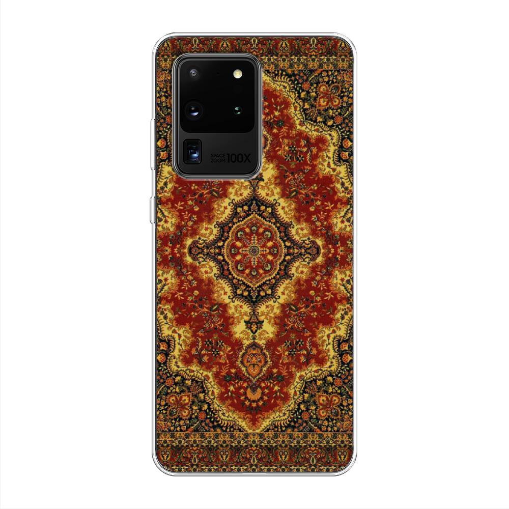

Чехол на Samsung Galaxy S20 Ultra "Ковер", Коричневый;золотистый;красный, 29450-3