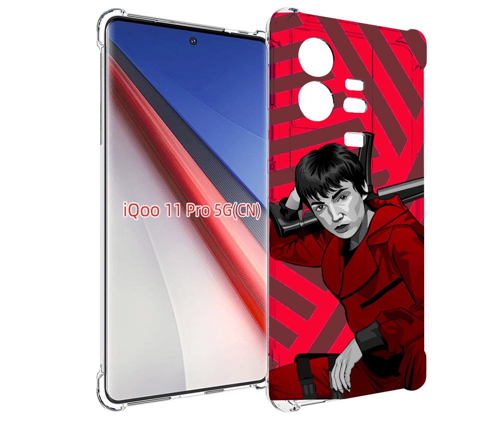 

Чехол бампер MyPads Токио-бумажный-дом для Vivo iQOO 11 Pro прот..., Прозрачный, Tocco