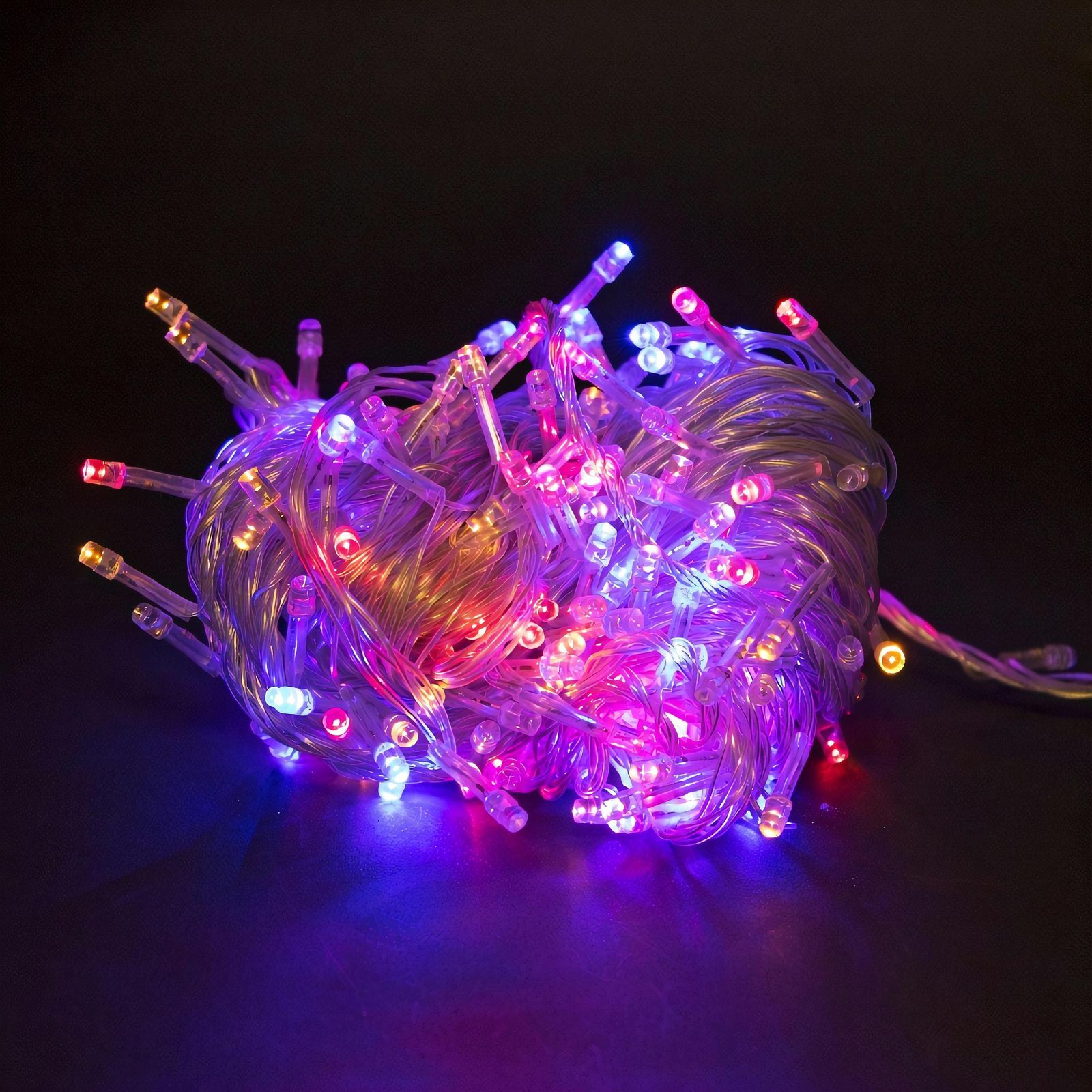 

Световая гирлянда новогодняя Merry Christmas 7306-1 34 м разноцветный/RGB