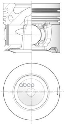 Поршень KOLBENSCHMIDT 41253600 Dm.75.00X2.5X1.95X2.0 Std