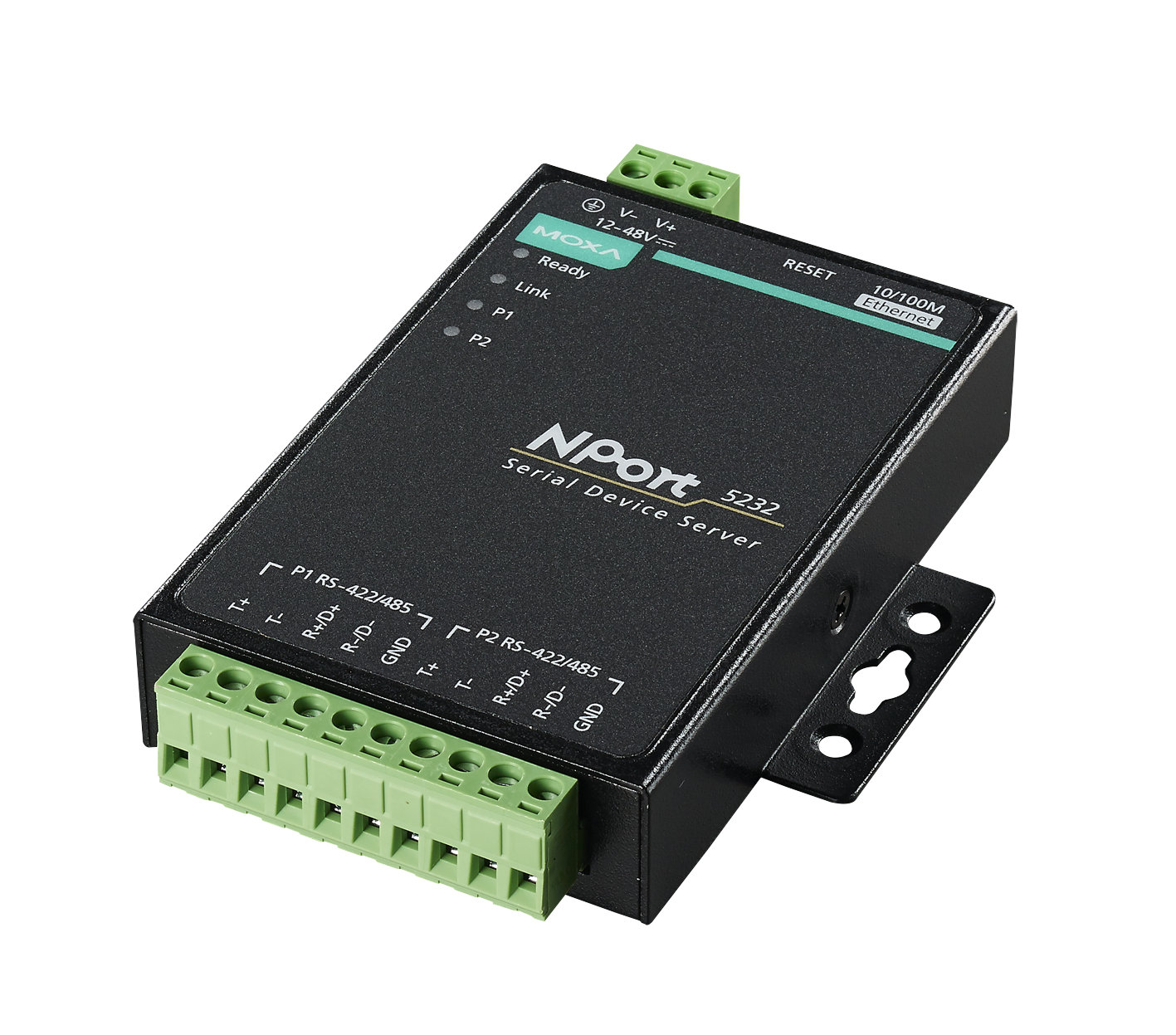 

Преобразователь MOXA NPort 5232 2 Port RS-422/485, без адаптера питания