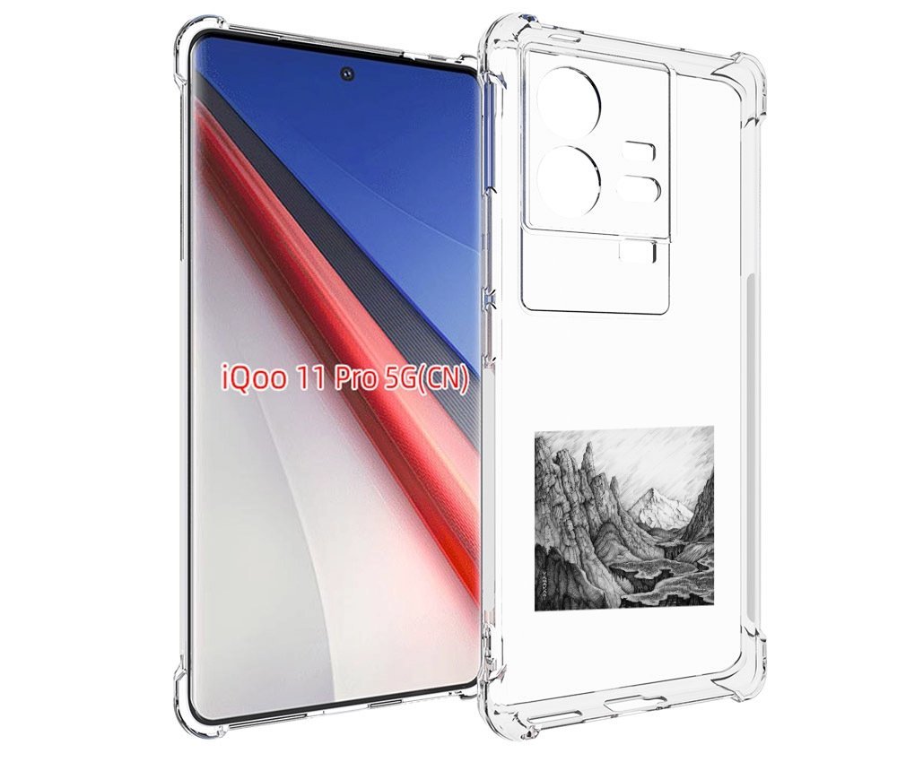 

Чехол бампер MyPads Ямакаса Мияги и Энди Панда для Vivo iQOO 11 ..., Прозрачный, Tocco