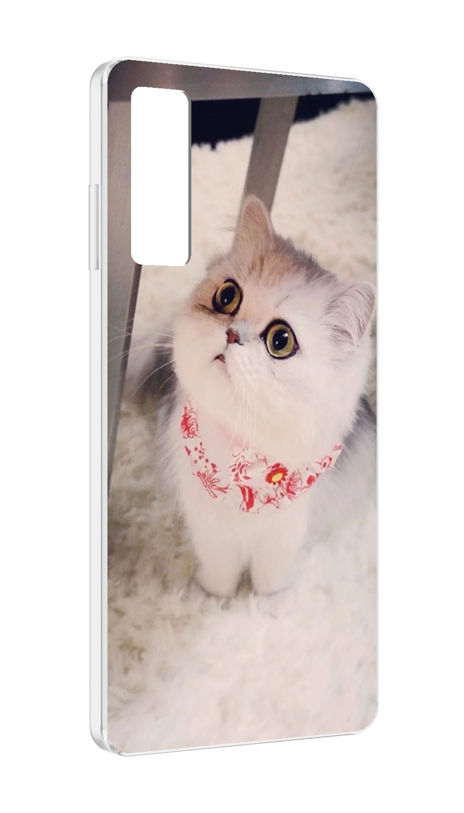 

Чехол MyPads Котеночек женский для TCL 20 5G, Прозрачный, Tocco