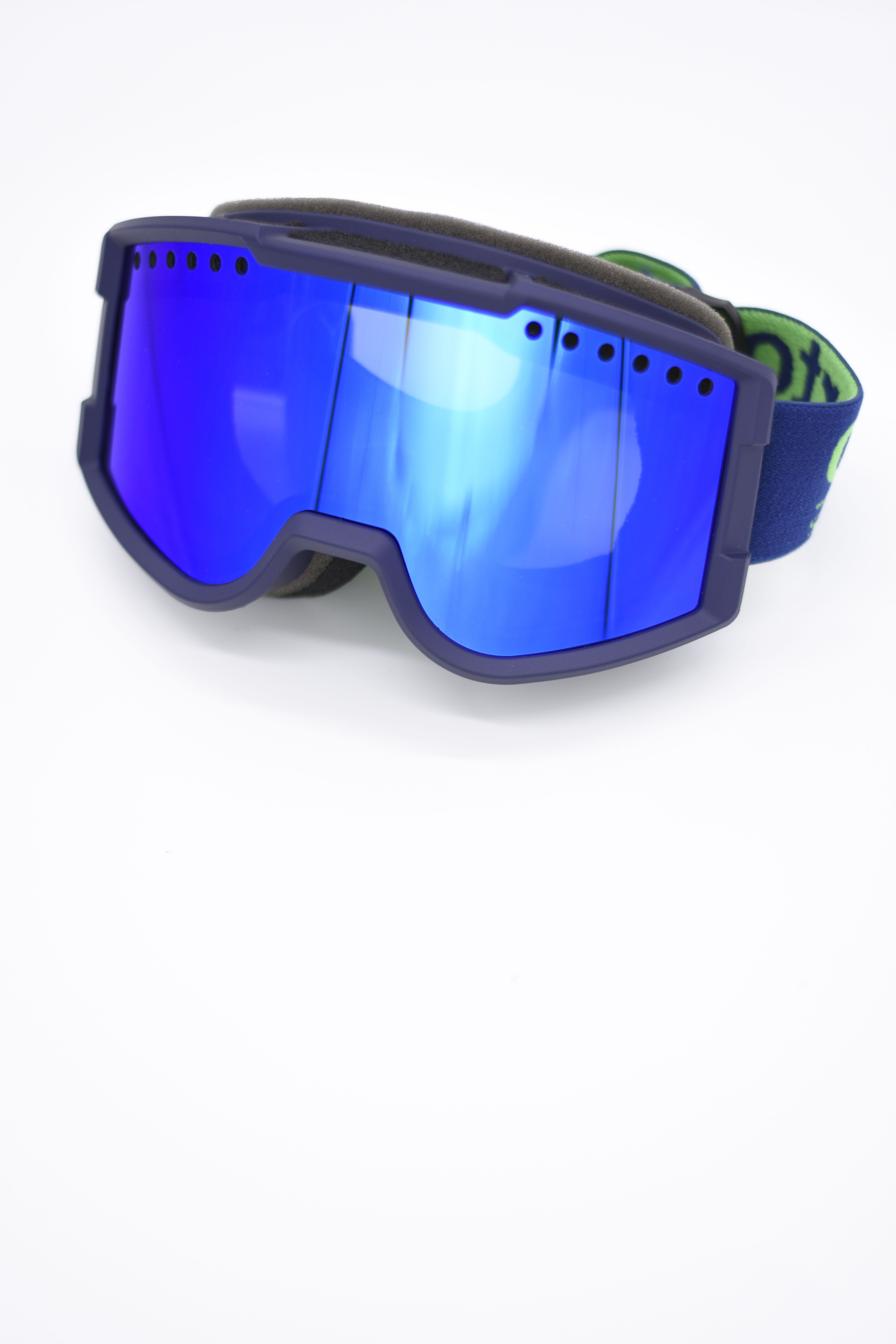 Детская горнолыжная маска с двойными линзами ortoX, голубая
