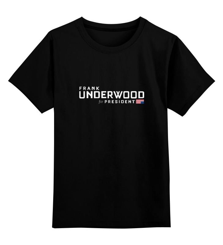 

Футболка детская Printio Frank underwood цв. черный р. 152, Frank underwood