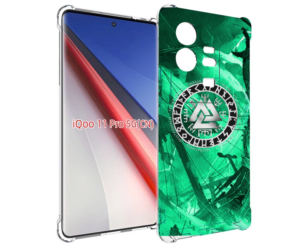 

Чехол бампер MyPads ассасин-крид-2020-рагнарек мужской для Vivo ..., Прозрачный, Tocco