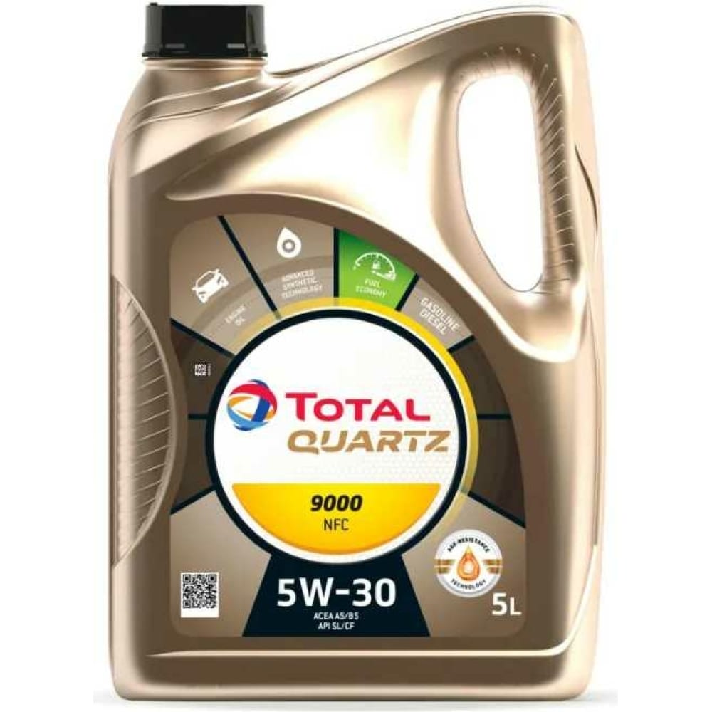 

Масло для 4-х тактных двигателей TOTAL (11772) QUARTZ 9000 NFC 5W30 213835