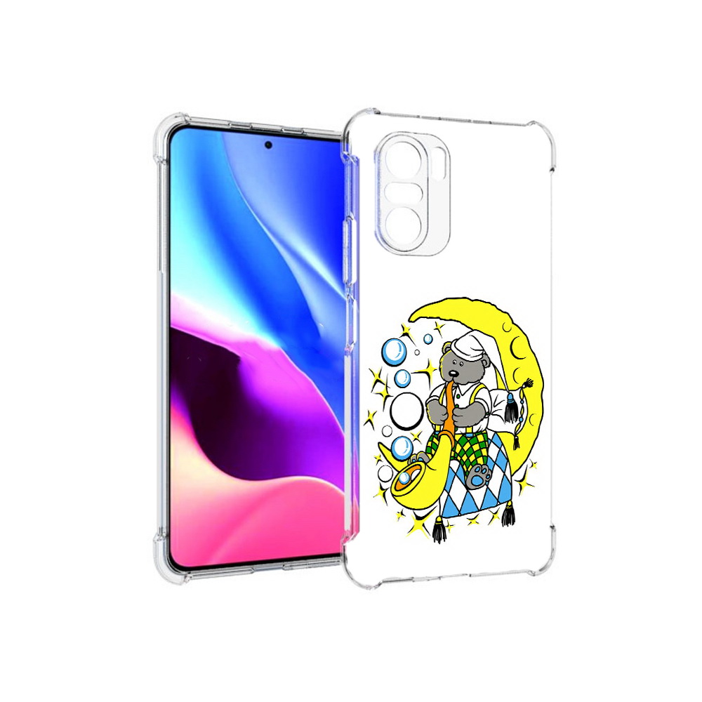 

Чехол MyPads Tocco для Xiaomi Redmi K40 Сырная луна (PT158239.260.167), Прозрачный, Tocco