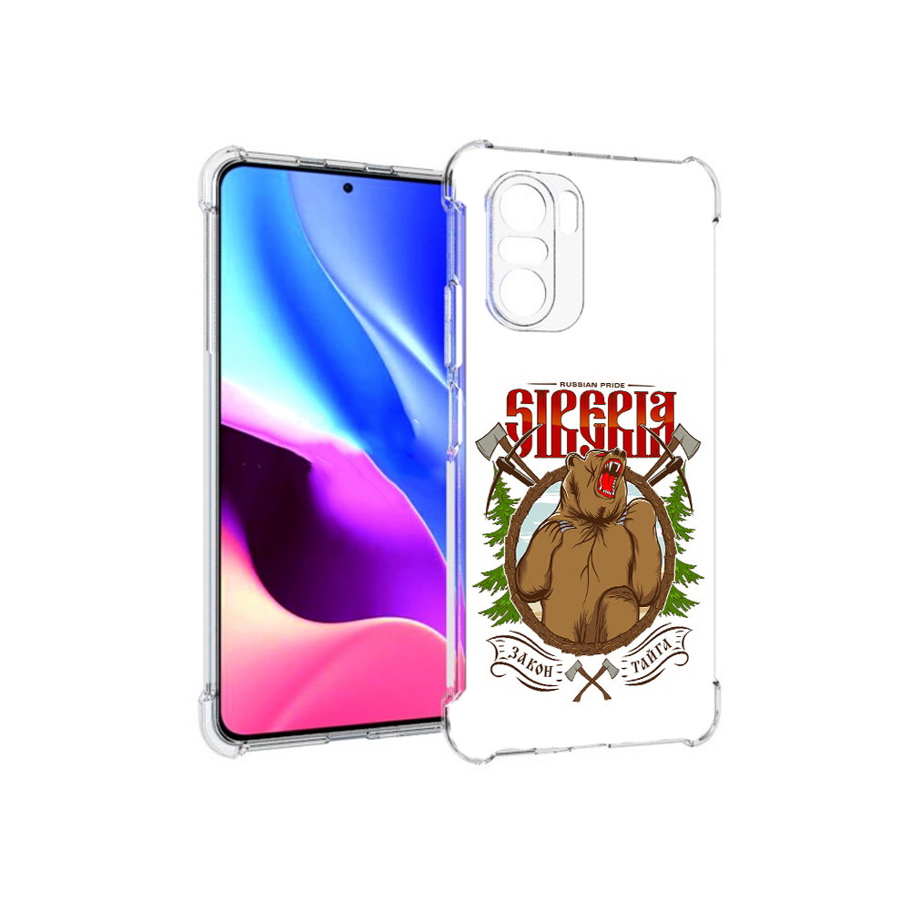

Чехол MyPads Tocco для Xiaomi Redmi K40 Тайга (PT158239.260.168), Прозрачный, Tocco