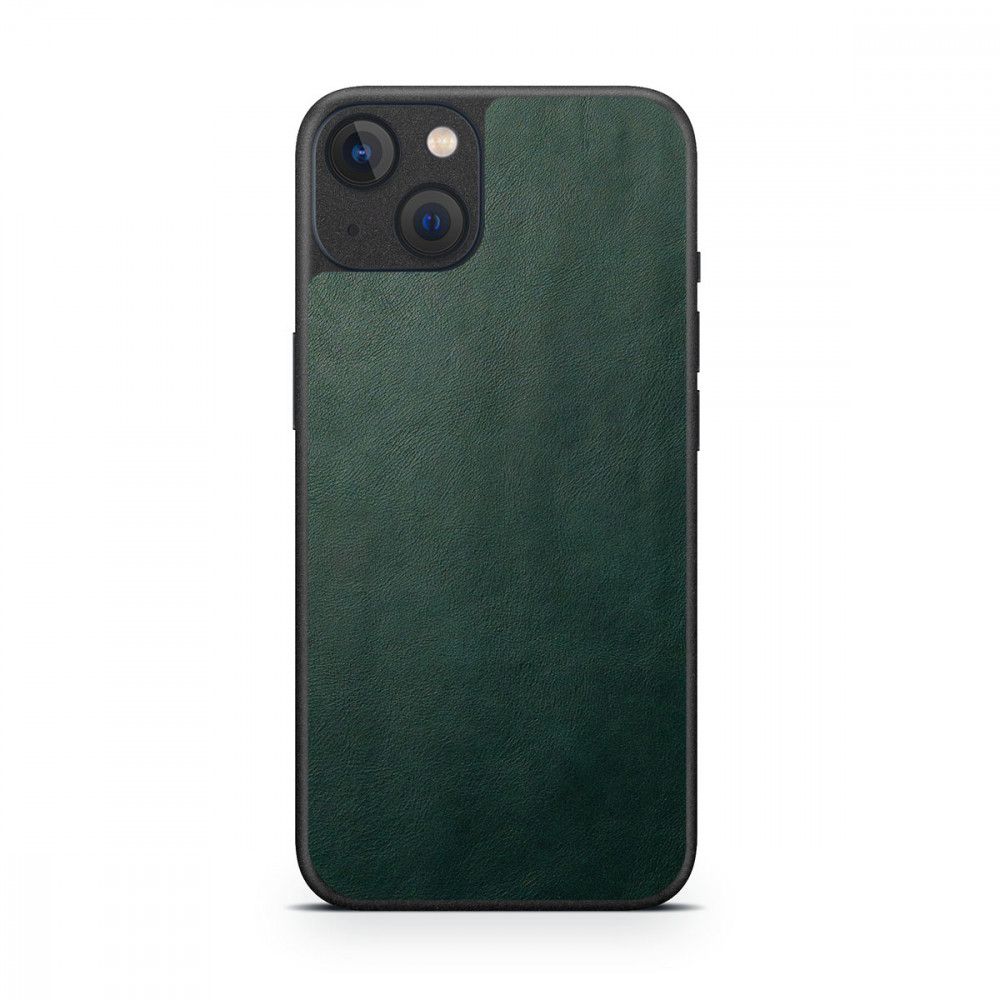 

Наклейка Glueskin из натуральной кожи Just Green для Apple iPhone 13, Зеленый