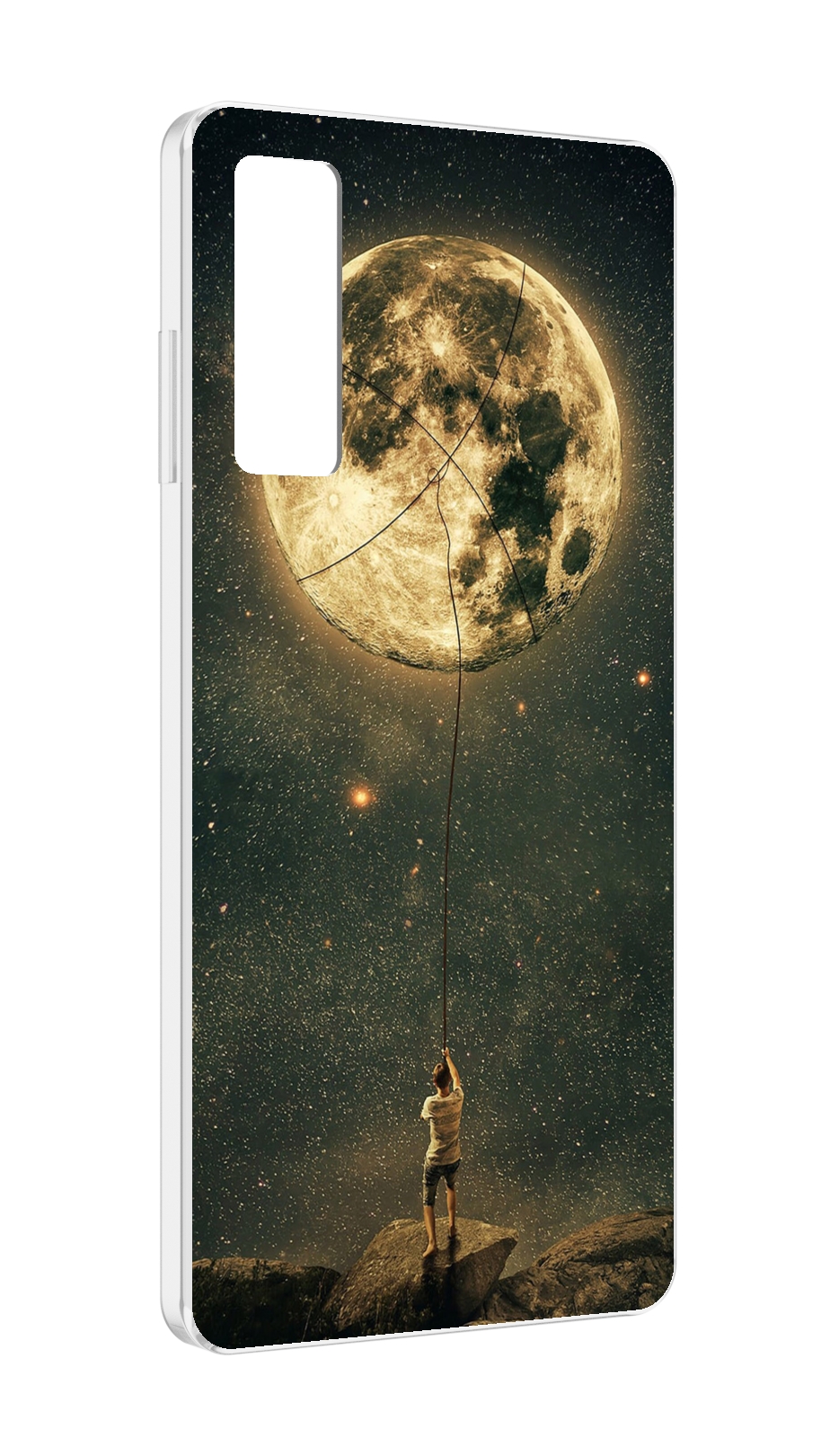 

Чехол MyPads Луна-светит для TCL 20 5G, Прозрачный, Tocco