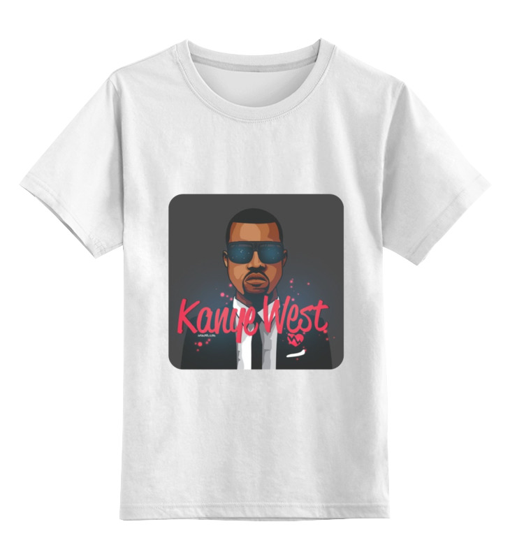 

Футболка детская Printio Kanye west цв. белый р. 152, Kanye west