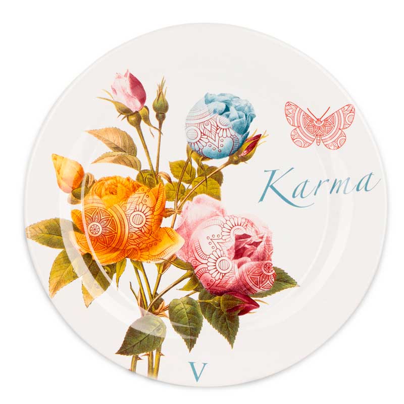 фото Тарелка обеденная ceramiche viva karma 29см