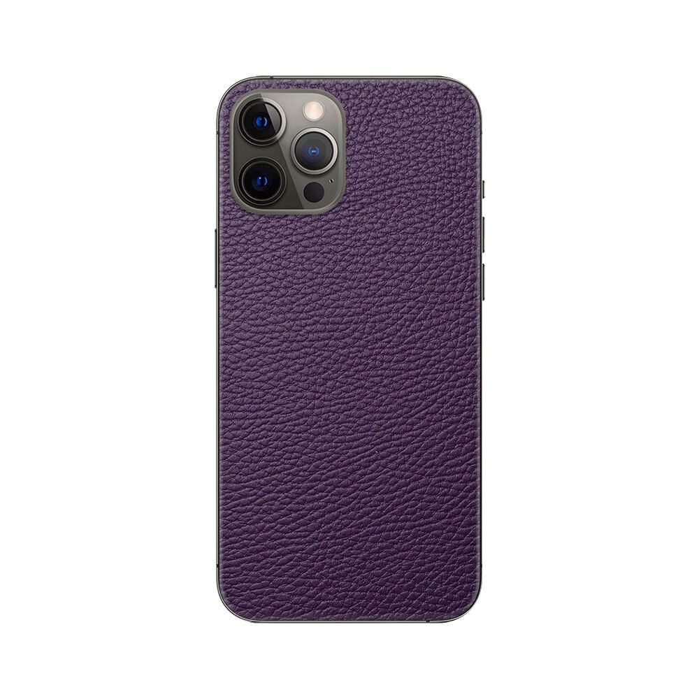 

Наклейка Glueskin из натуральной кожи Classic для Apple iPhone 13 Pro Max, Фиолетовый