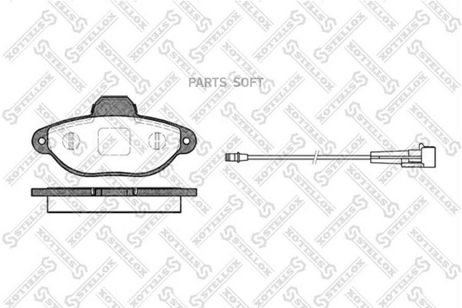 

Колодки Дисковые Антискрип STELLOX 425001BSX