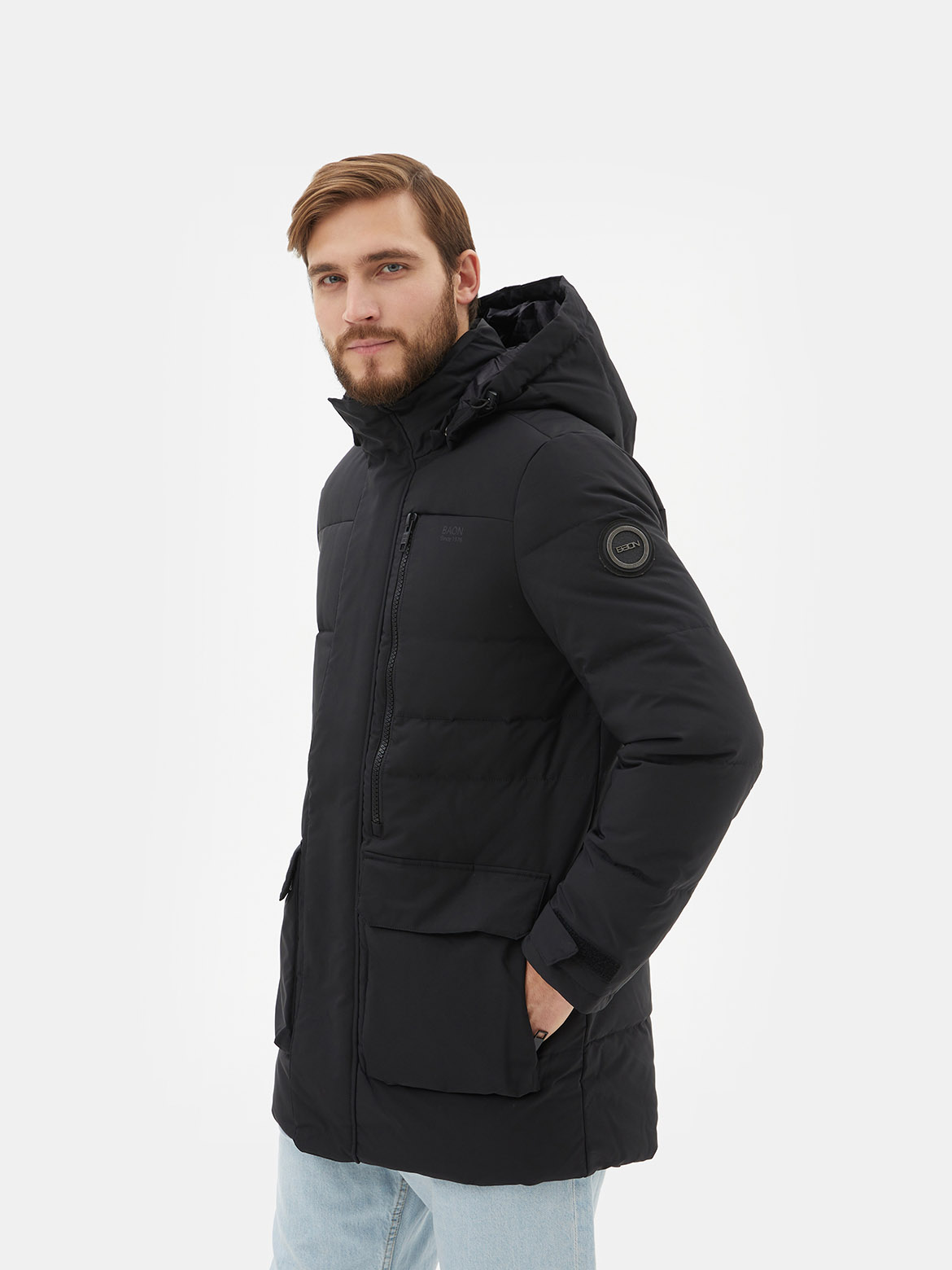 Зимняя куртка мужская Ralf Ringer B5022506 черная 56