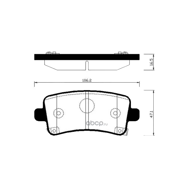 

Колодки дискового тормоза, комплект GOLDEN GIFT CO.LTD HP2025 13237768 задние OPEL: INSIGN, HP2025