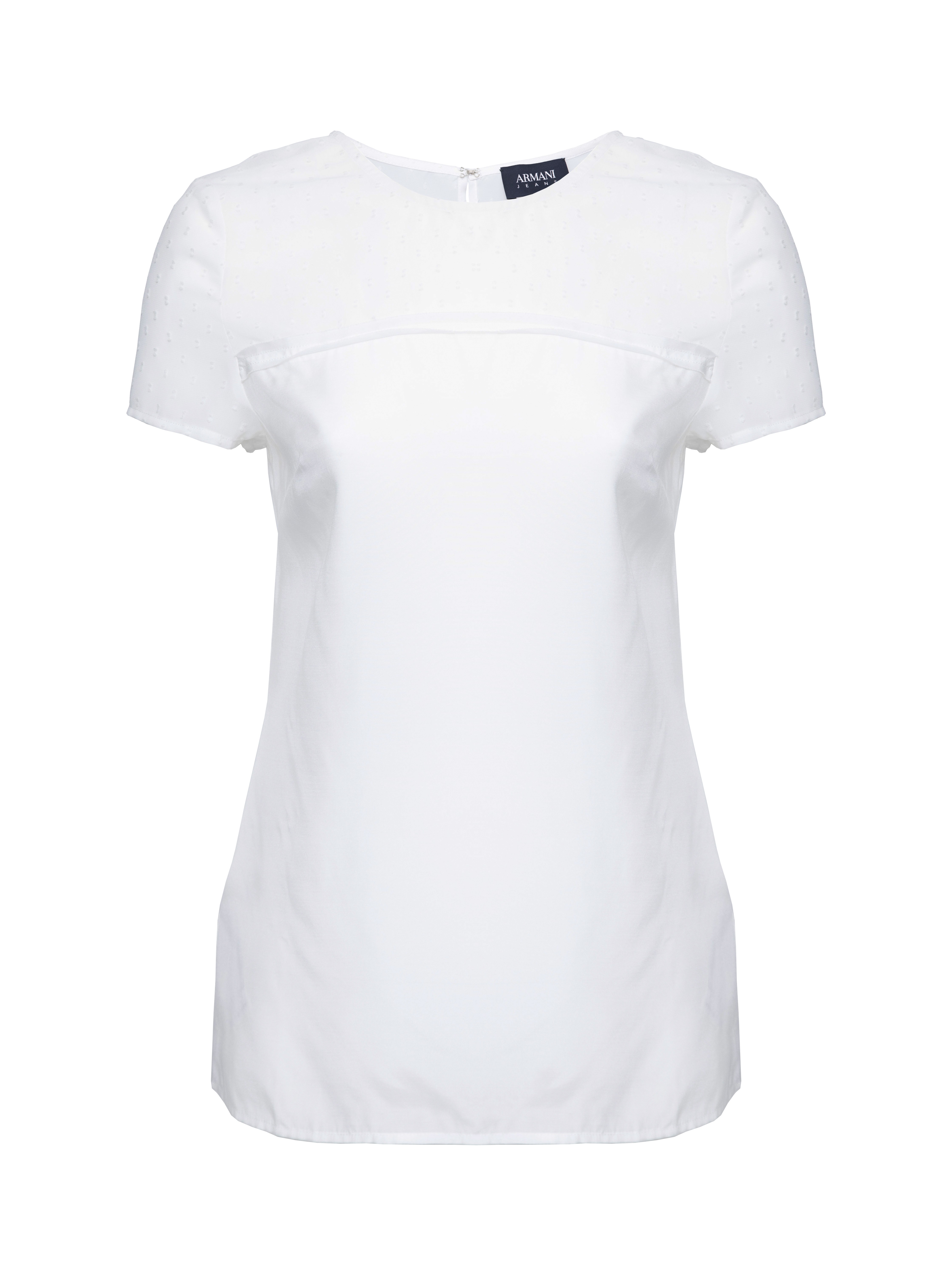 

Блуза женская Armani Jeans 3Y5H455NZSZ белая 42 RU, Белый, 3Y5H455NZSZ