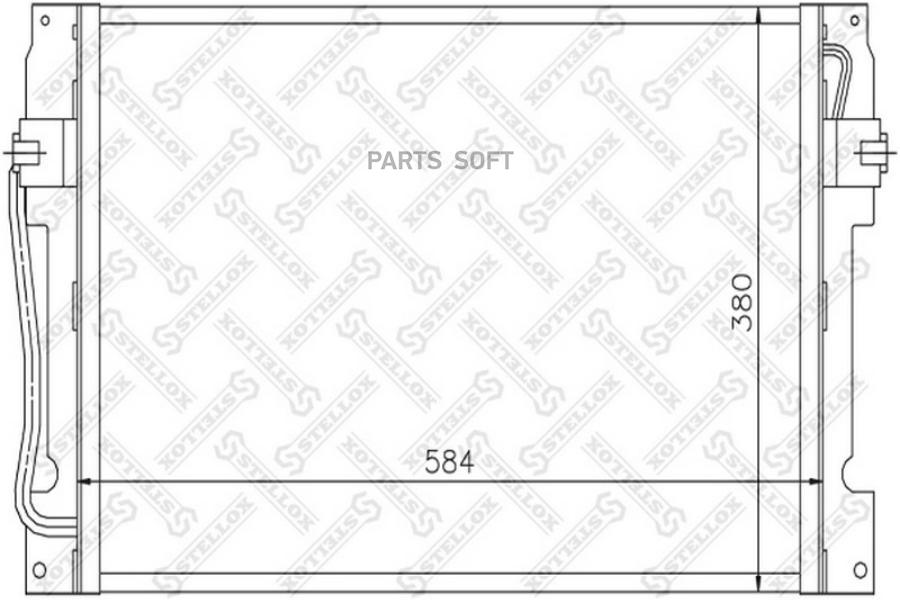 

Радиатор Конд STELLOX 1045168SX
