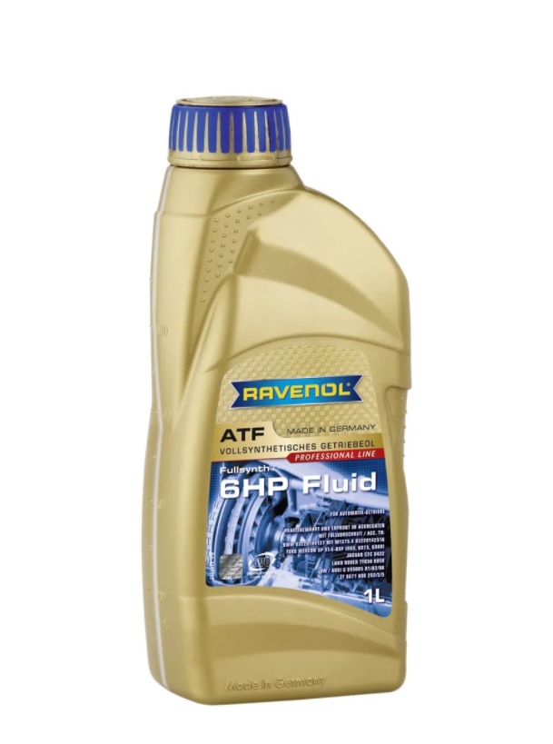 фото Масло трансмиссионное atf 6 hp 1л (синтетика+пао) (ravenol) ravenol арт. 1211112001