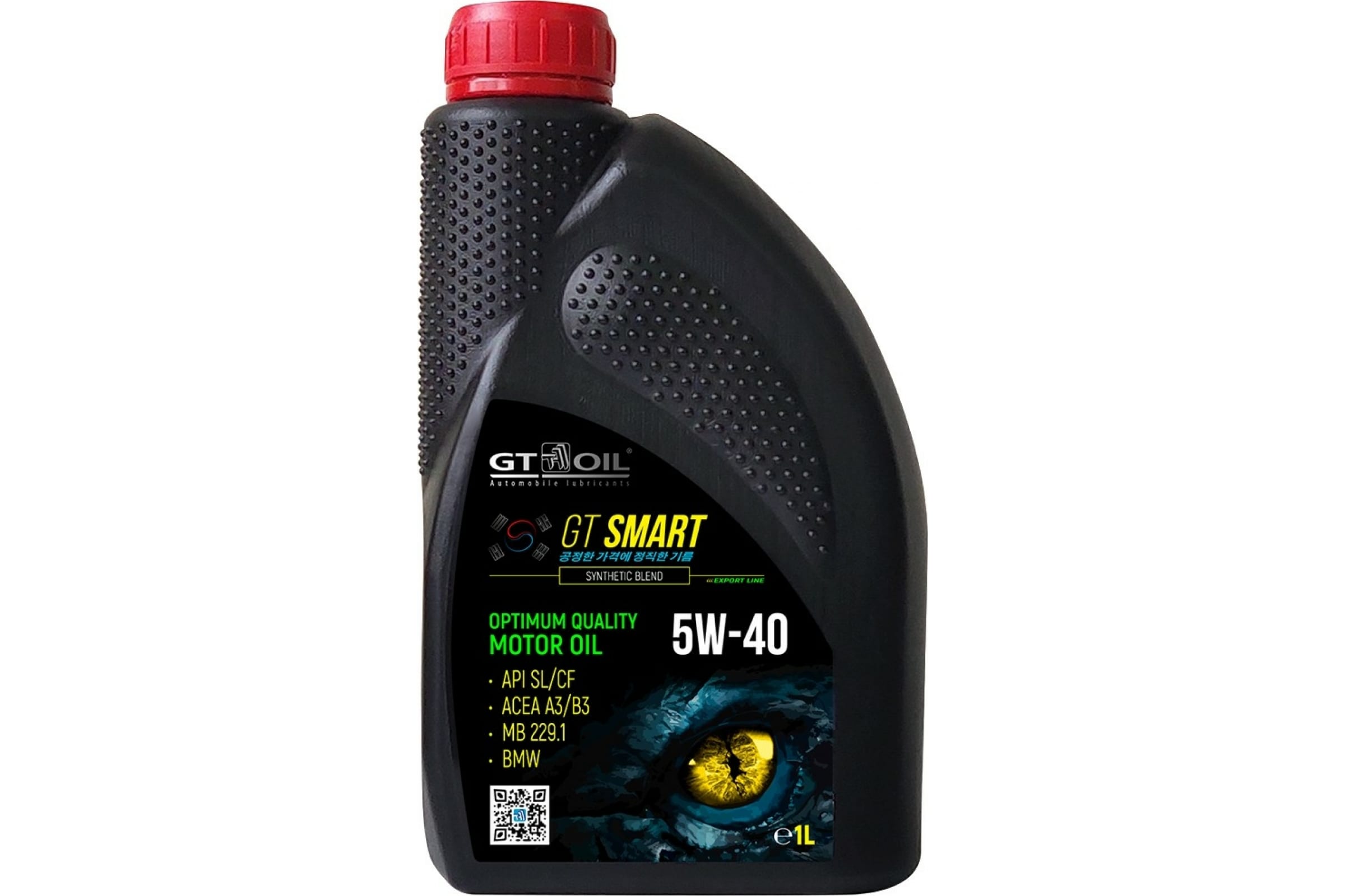 Моторное масло GT OIL полусинтетическое Gt Smart Sae 10W40 Api Sn/Cf 1л