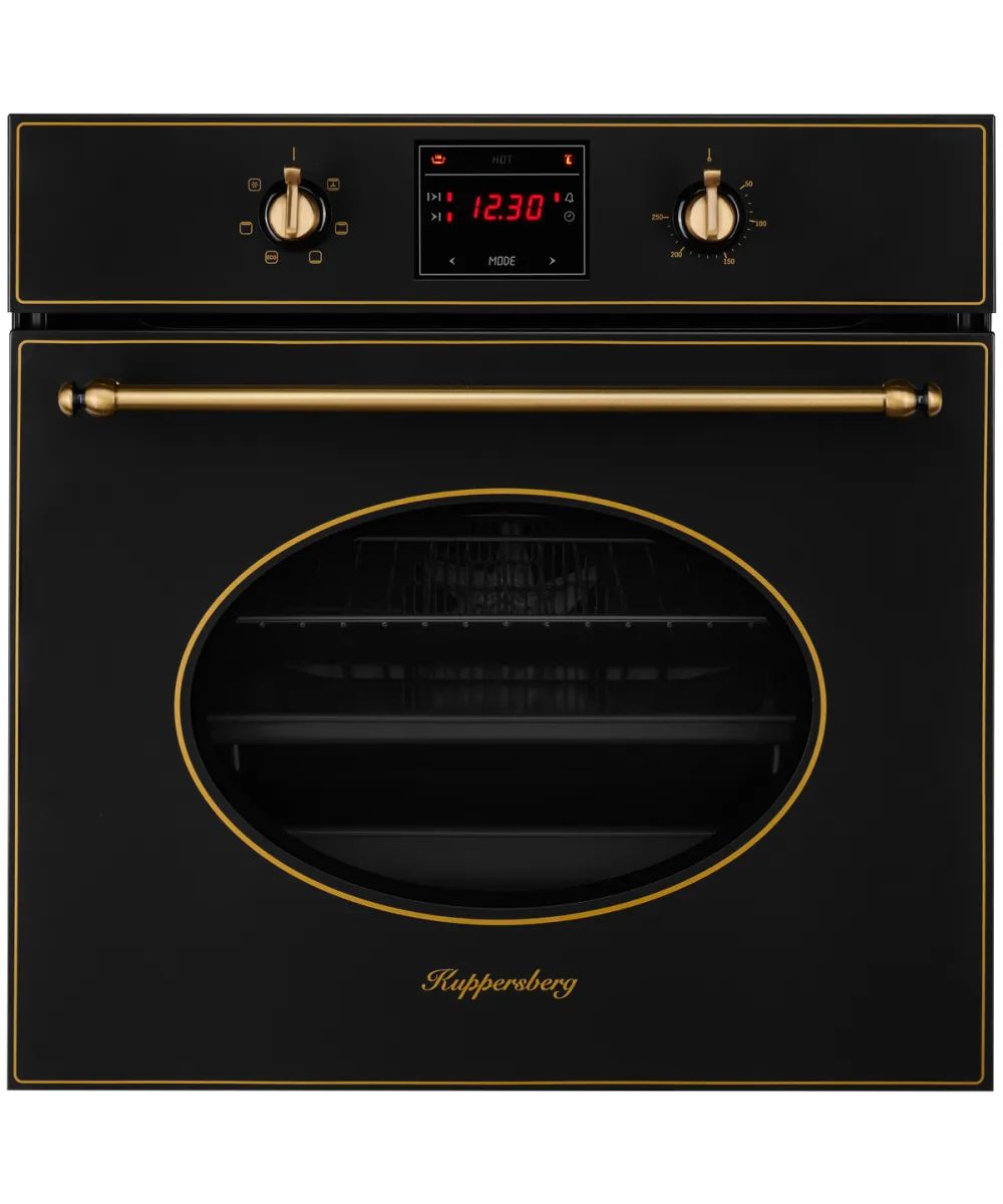 Встраиваемый электрический духовой шкаф Kuppersberg SR 615 B Bronze черный, золотистый решетка для душевого трапа bronze de luxe