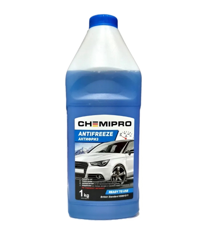 фото Антифриз chemipro g11 готовый 1kg синий, 0.9л chemipro арт. ch037