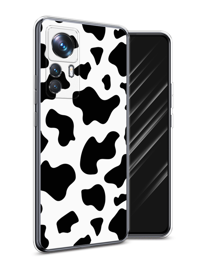 

Чехол Awog на Xiaomi 12T Pro / Сяоми 12T Про "Пятна коровы", Белый;черный