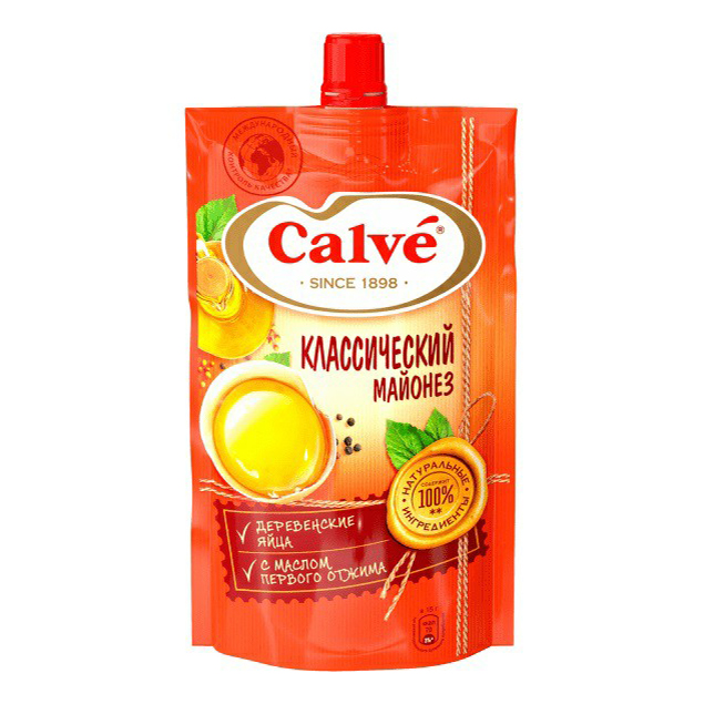 Майонез Calve классический 50% 200 г