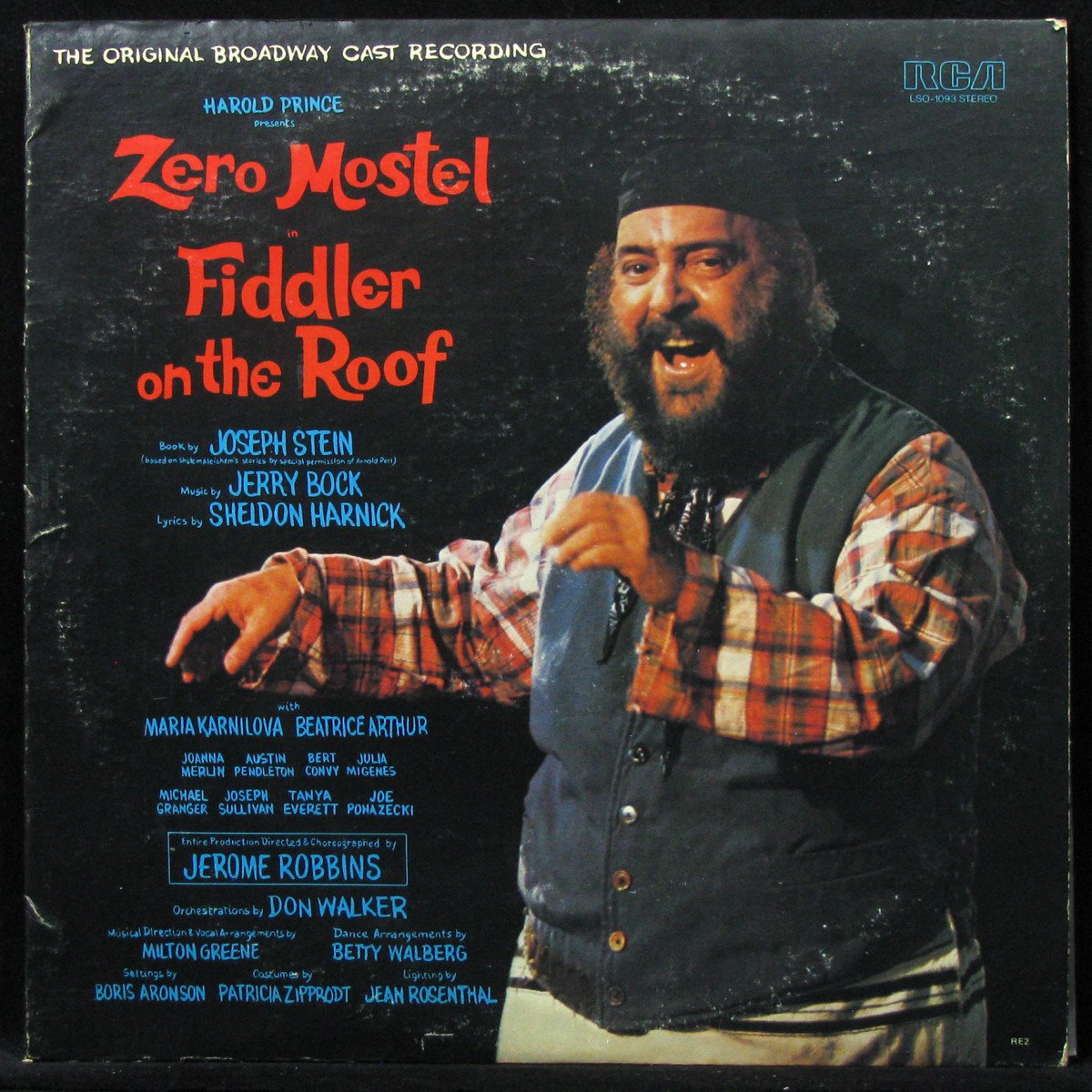 

Jerry Bock - Zero Mostel In Fiddler On The Roof The Original Broadway Cast Recording (LP)
