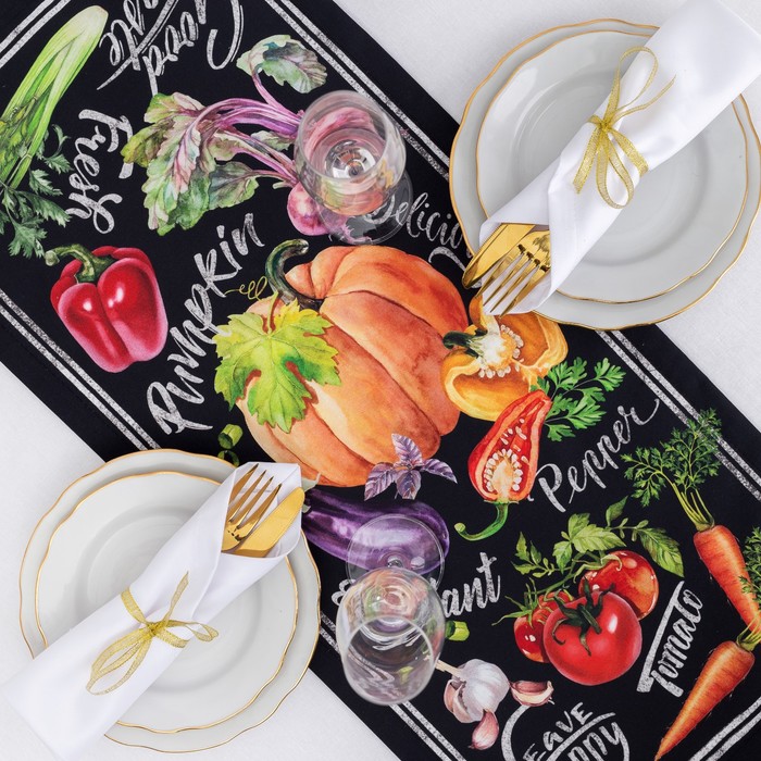 

Дорожка на стол Этель Delicious Fresh 30х70 , 100% хл, саржа 190 гр/м2