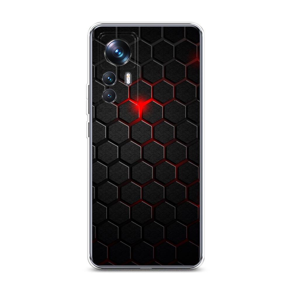 

Чехол Awog "Фон соты красные" на Xiaomi 12T Pro / Сяоми 12T Про, Красный;черный