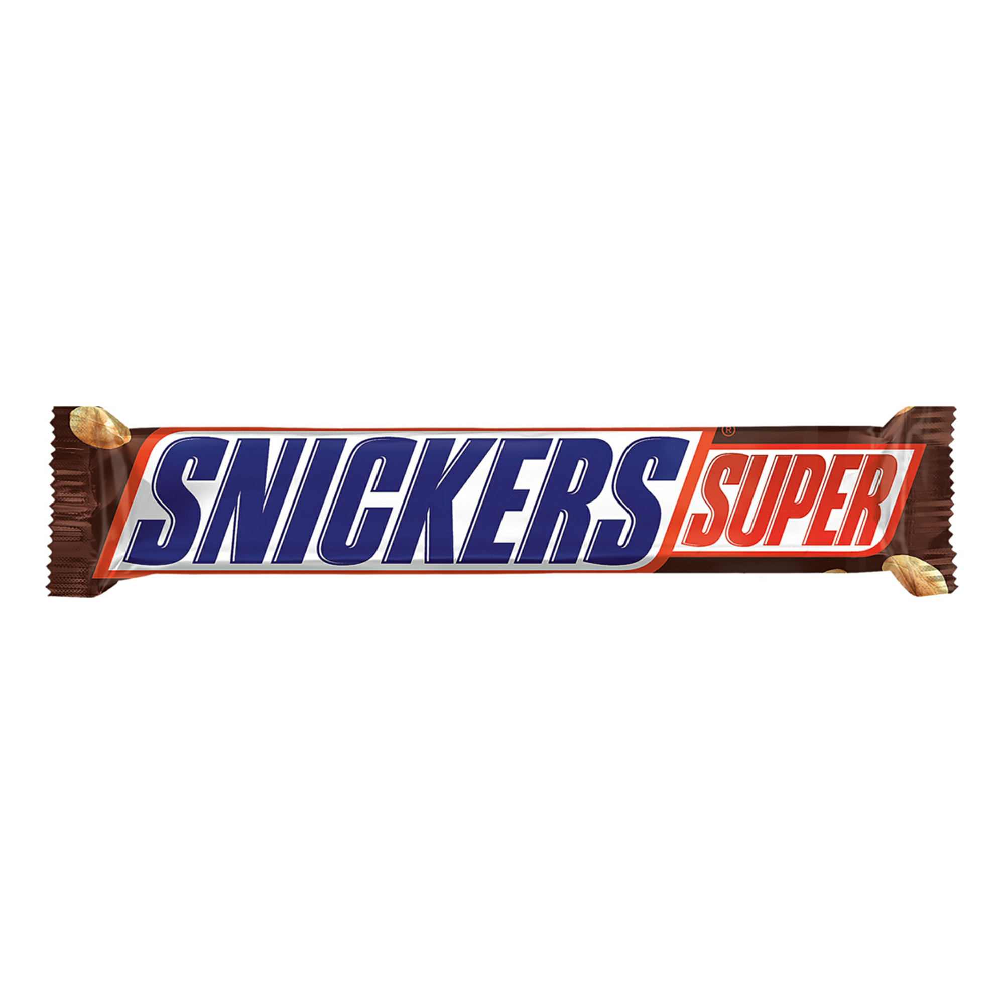 фото Шоколадный батончик snickers super жареный арахис-карамель-нуга 95 г