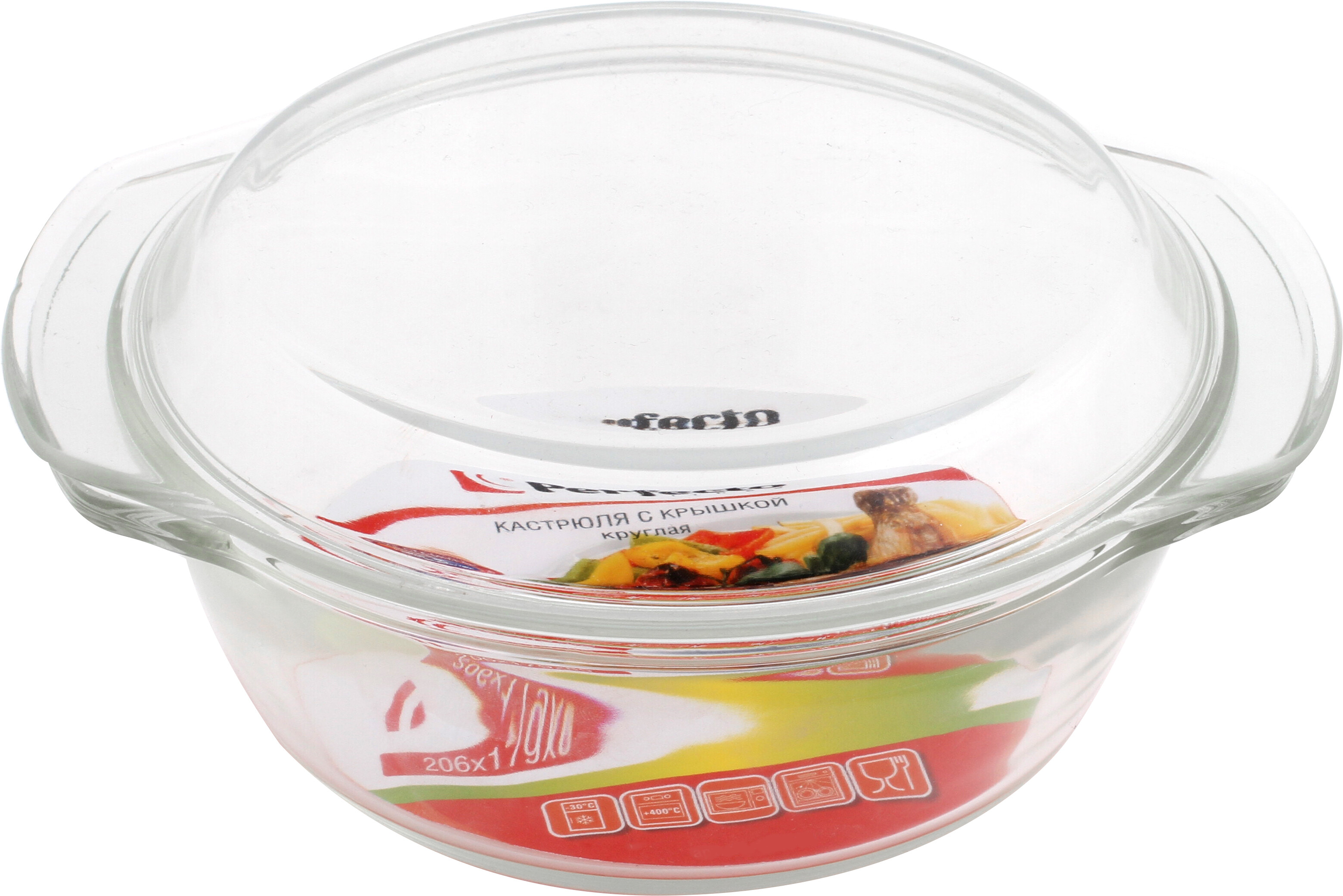 

Кастрюля PERFECTO LINEA 1,0 л 11-100010 с крышкой, Прозрачный, PotSteklo11