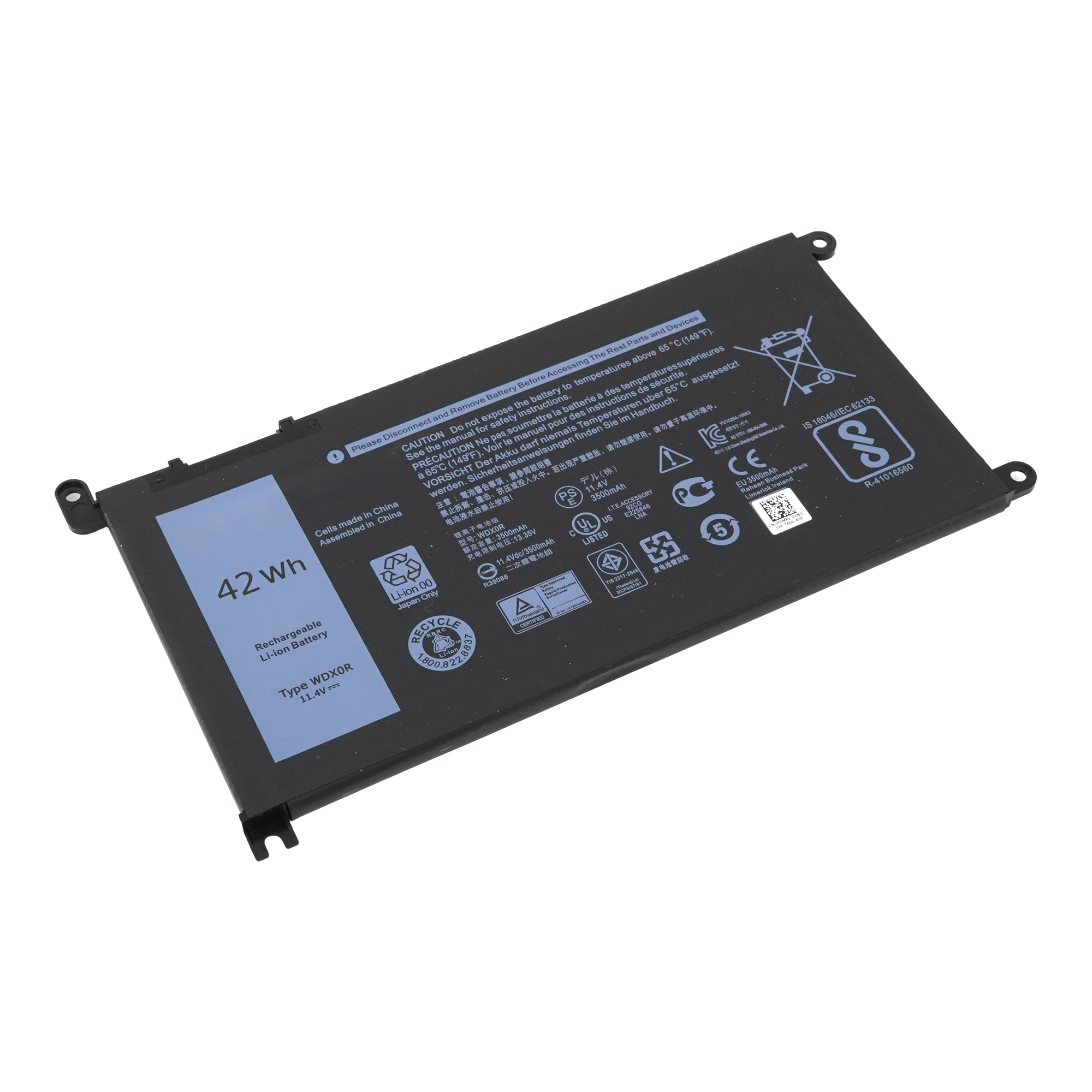 фото Аккумулятор wdx0r для dell vostro 5471 и др. (3crh3, t2jx4, fc92n) ) azerty