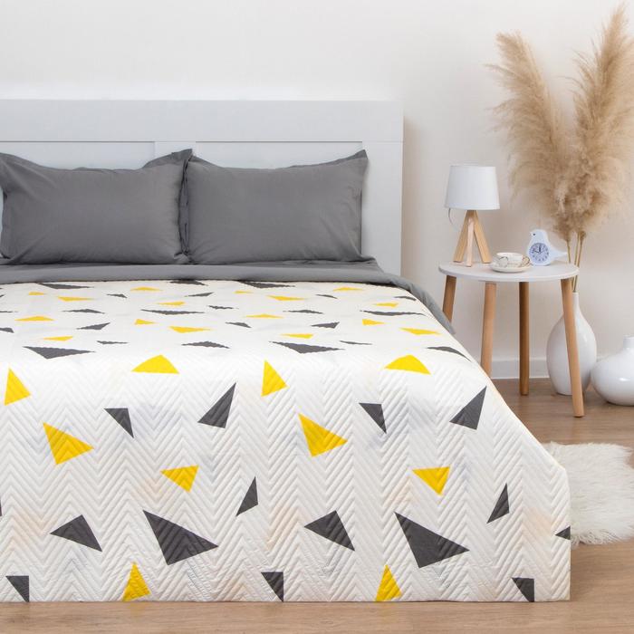

Покрывало LoveLife 2 сп Треугольники 180x210±5 , микрофайбер, 100% п/э