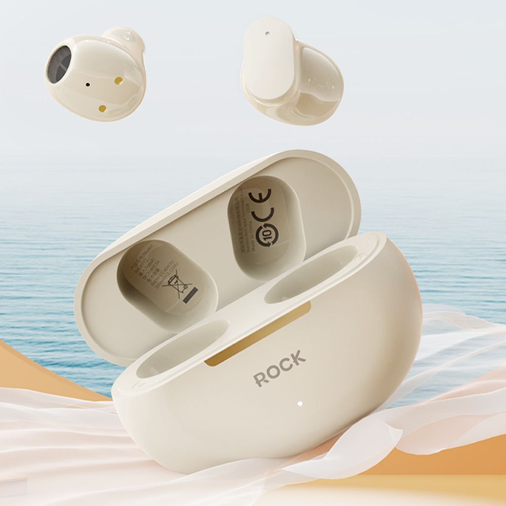 

Беспроводные наушники Rock EB900 TWS Earphones Бежевые, EB900-biege