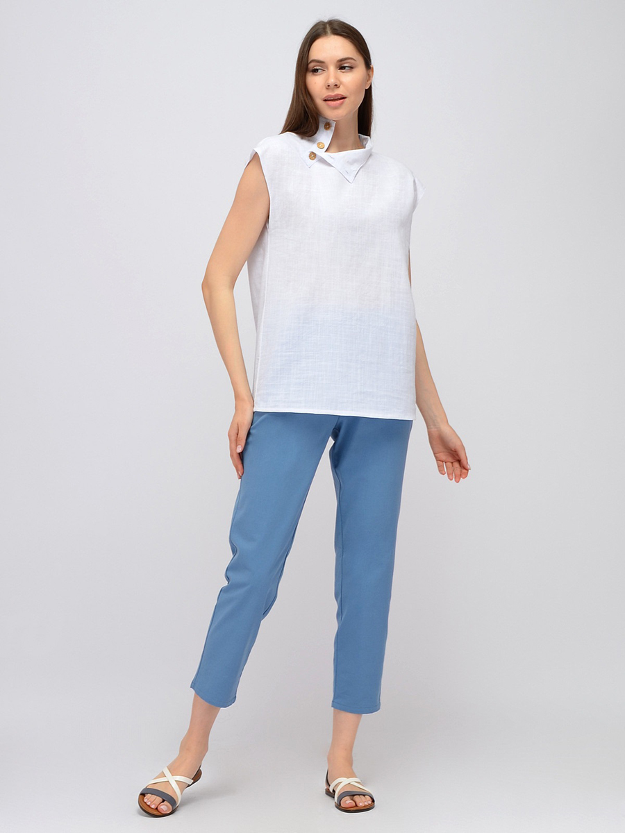 

Блуза женская 1001dress VI00272 белая 44 RU, VI00272