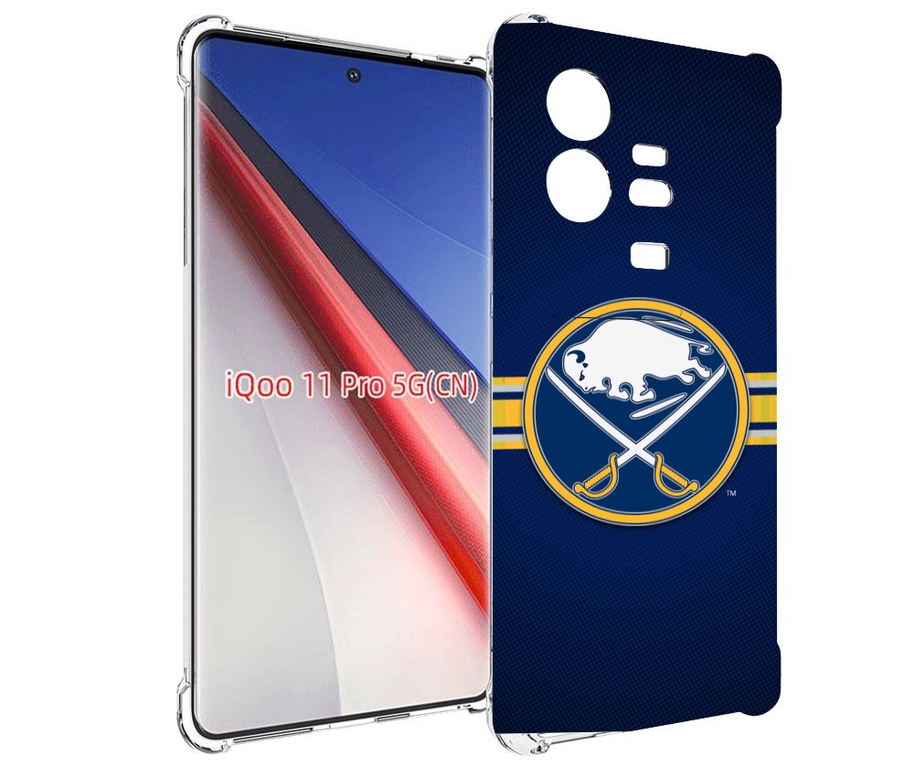 

Чехол бампер MyPads баффало сеибрс для Vivo iQOO 11 Pro противо..., Прозрачный, Tocco
