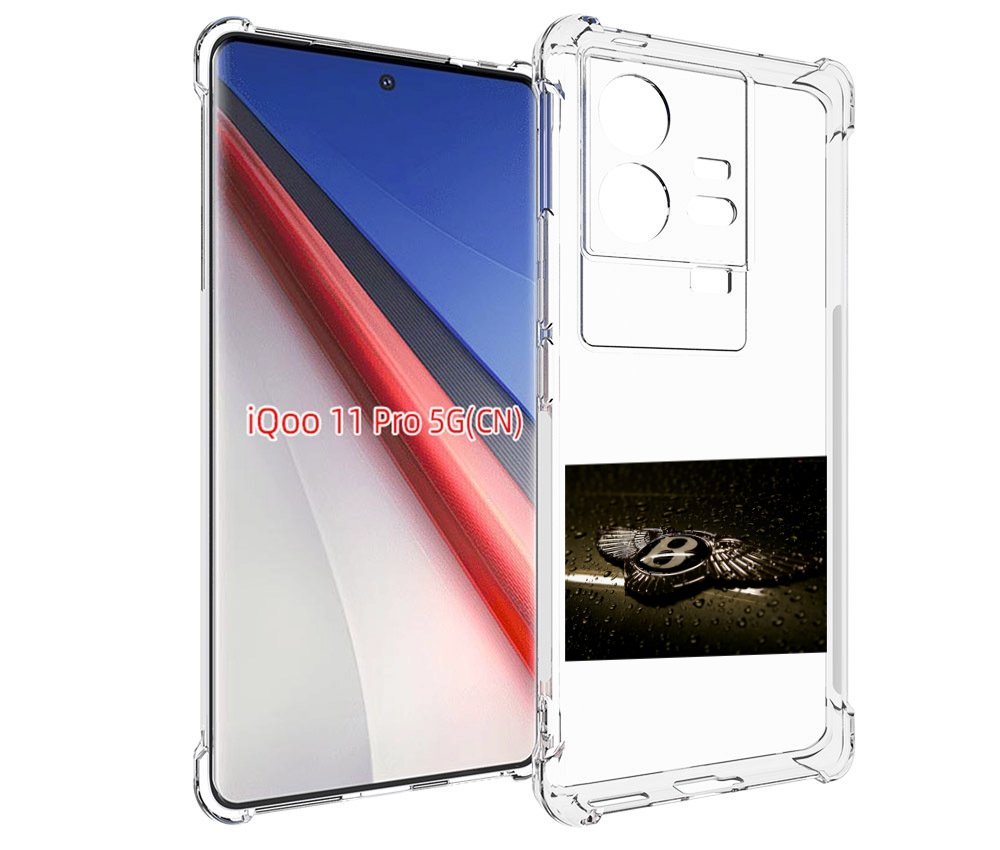 

Чехол бампер MyPads бентли bentley 2 мужской для Vivo iQOO 11 Pr..., Прозрачный, Tocco