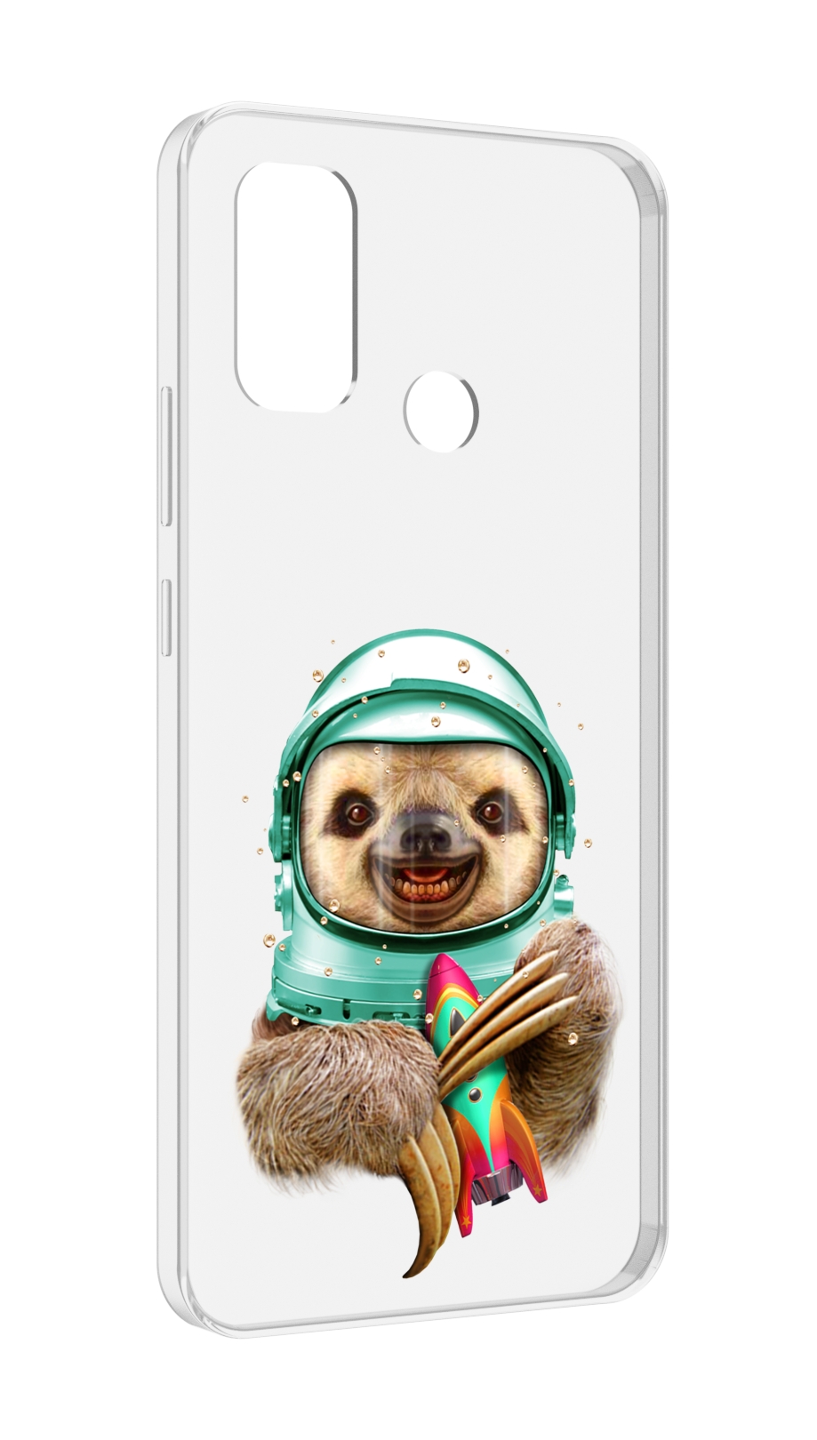

Чехол MyPads Ленивец астронавт для UleFone Note 10P/Note 10, Прозрачный, Tocco