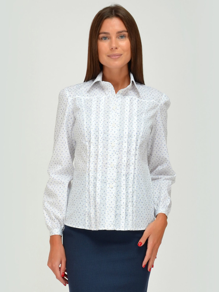 

Блуза женская 1001dress VI00072 белая 46 RU, VI00072