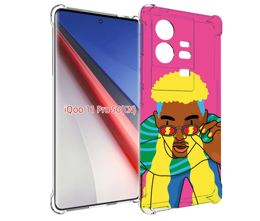 

Чехол бампер MyPads бразилец для Vivo iQOO 11 Pro противоударный, Прозрачный, Tocco