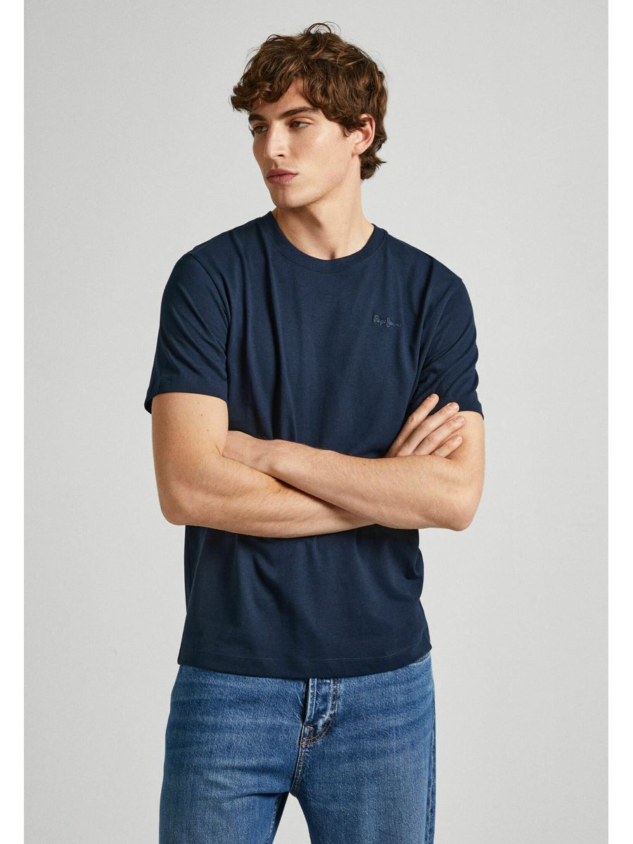 

Футболка мужская Pepe Jeans PE122O0LY синяя M, Синий, PE122O0LY