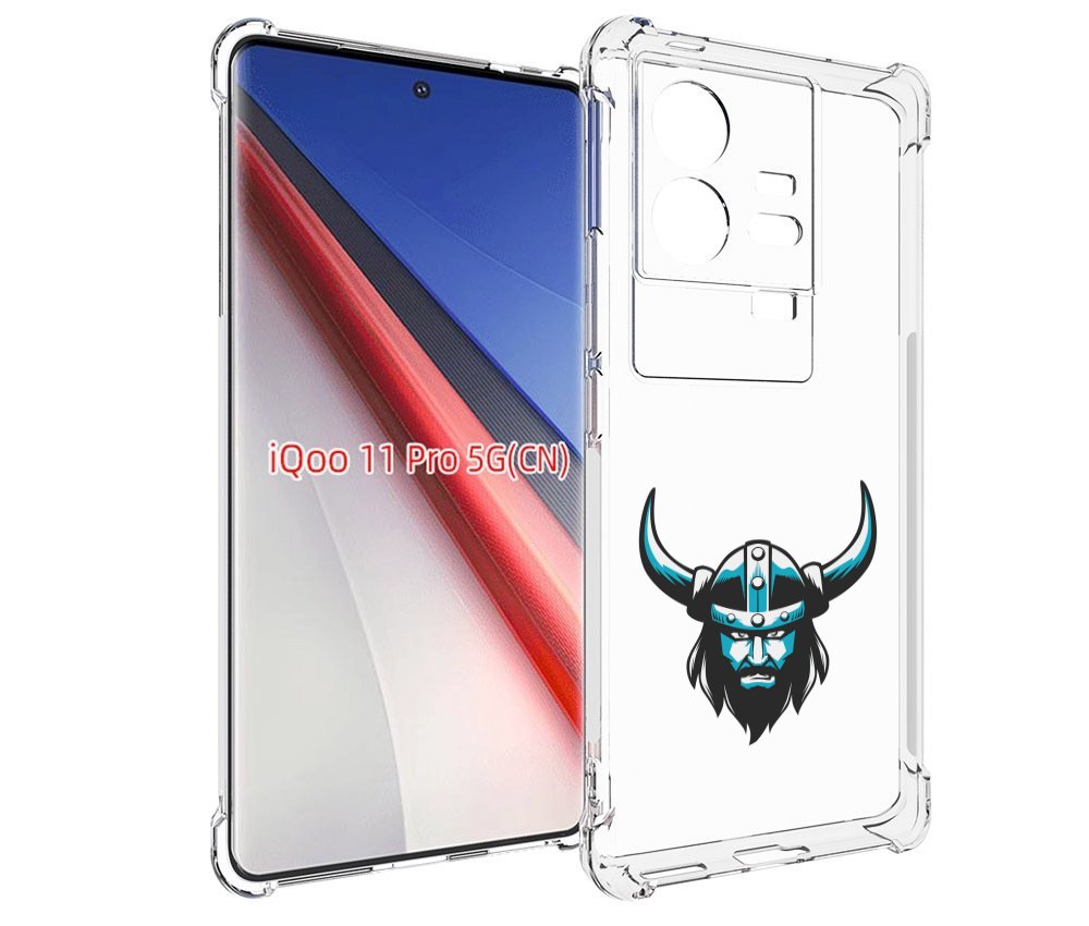 

Чехол бампер MyPads викинг для Vivo iQOO 11 Pro противоударный, Прозрачный, Tocco