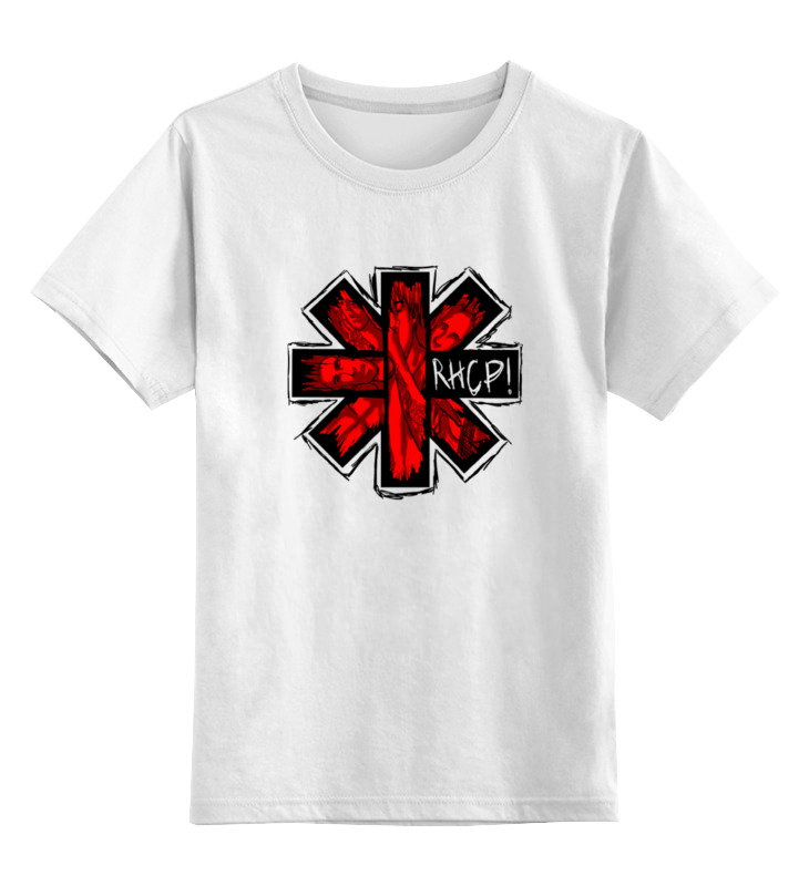 Футболка детская Printio Rhcp! цв. белый р. 152 футболка детская dreamshirts studio red hot chili peppers rhcp цв р 98