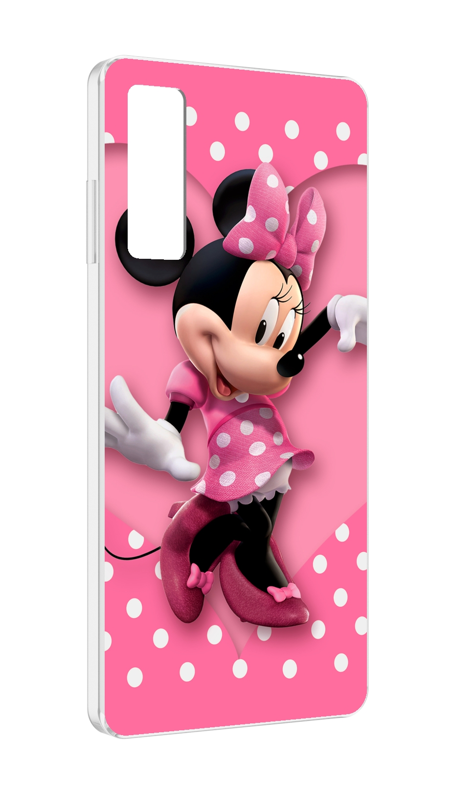 

Чехол MyPads Минни-Маус-в-сердце женский для TCL 20 5G, Прозрачный, Tocco