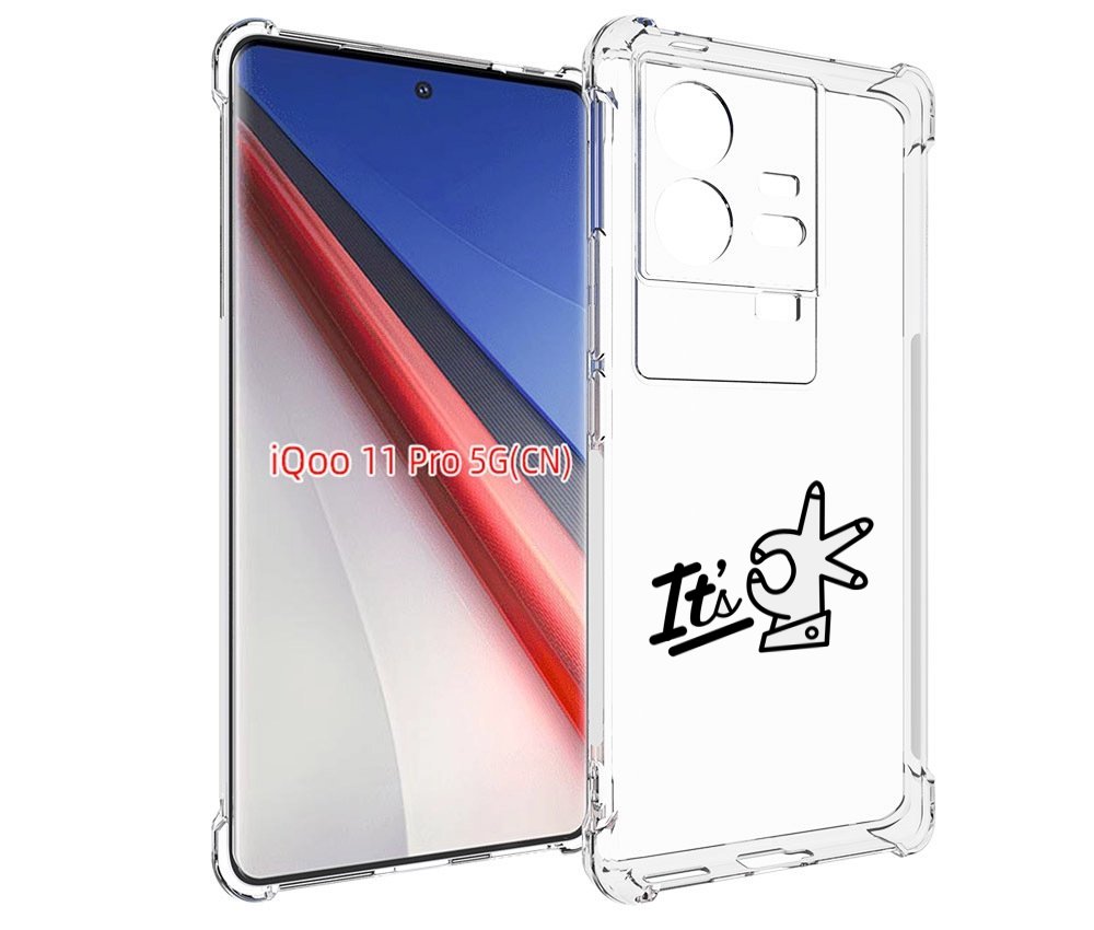 Чехол бампер MyPads все-ок для Vivo iQOO 11 Pro противоударный